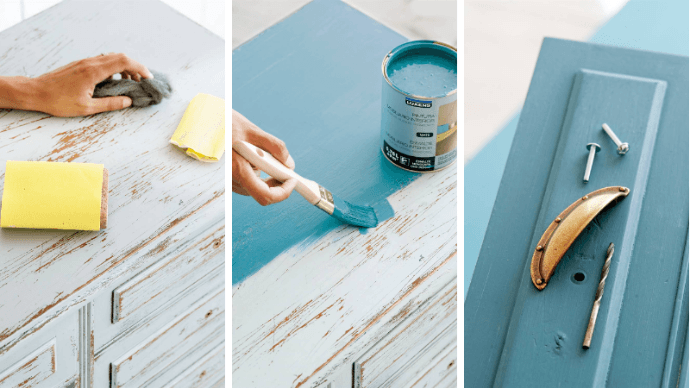 Как перекрасить старую мебель своими руками