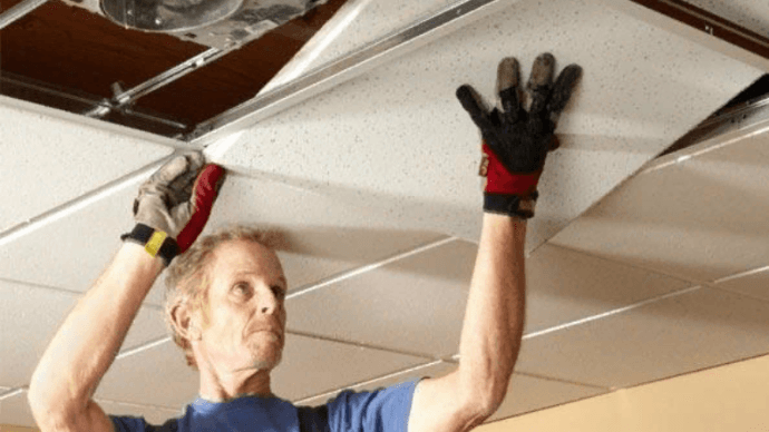 как установить подвесной потолок своими руками